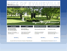 Tablet Screenshot of evansvillemn.com